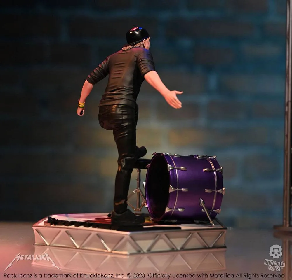 Metallica Rock Iconz Statue – Lars Ulrich Limited Edition 22 cm 3