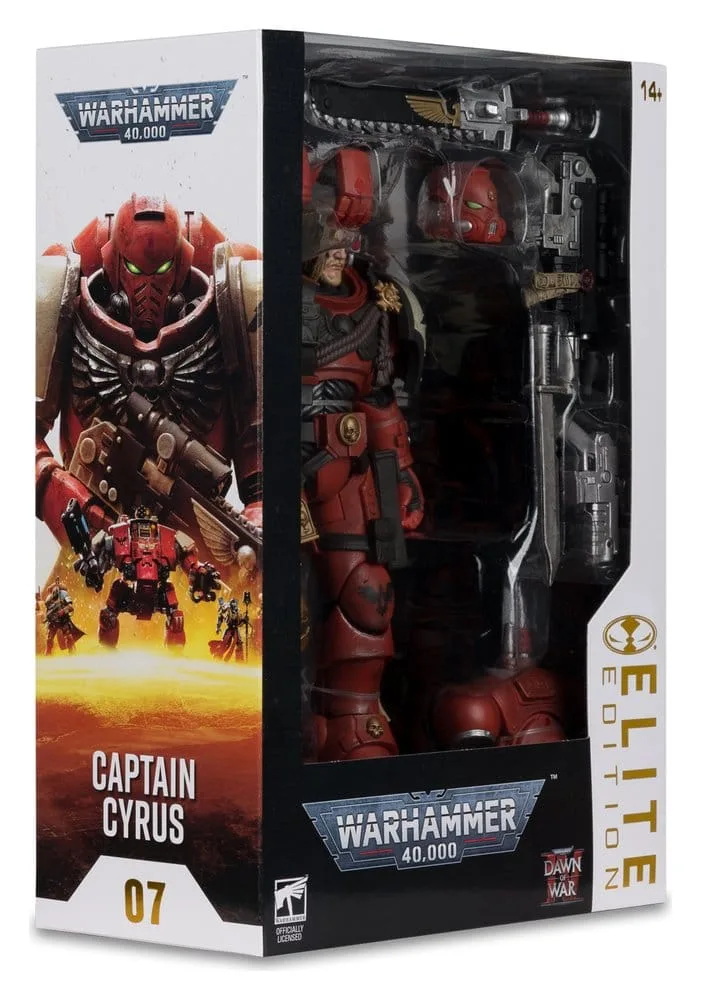 Warhammer 40,000 Action Figure – Captain Cyrus Elite Edition 20 cm 8