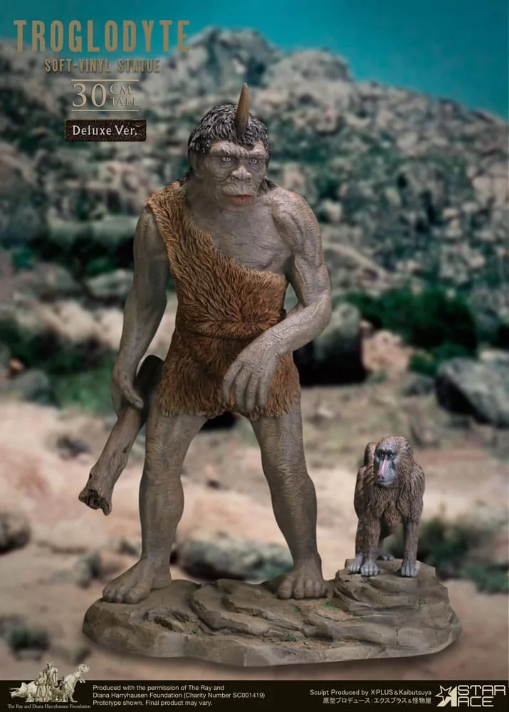 Ray Harryhausen Statue – Troglodyte Deluxe 30 cm