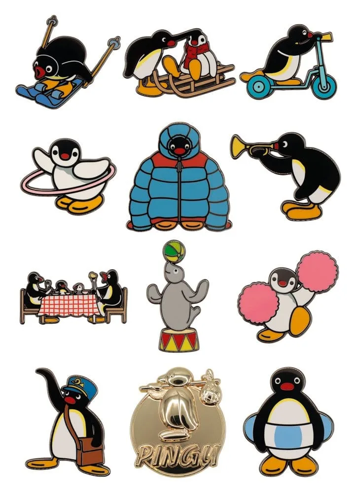 Pingu pins – Blind box display 12 stuks 7