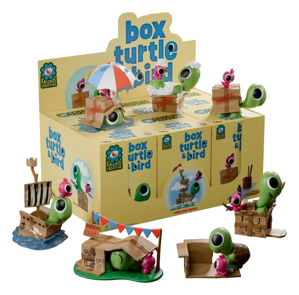 Box Turtle and Bird Mini Figures – Series 1 Blind Box Display 6 x 9 cm 4