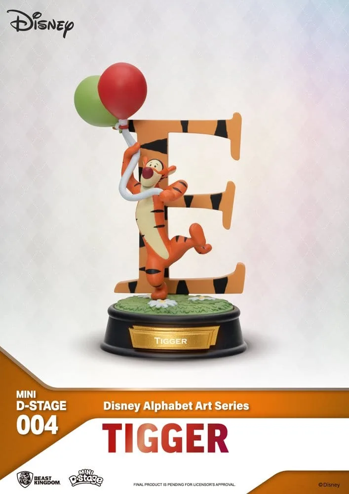 Disney Mini Diorama Statues – Alphabet Art 6-Pack 10 cm 10