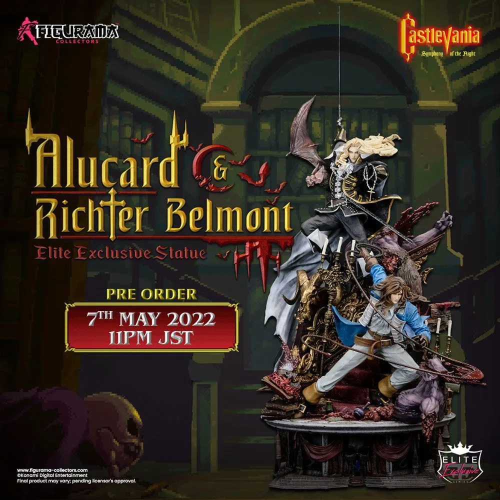 Castlevania Statue – Alucard and Richter Belmont 91 cm
