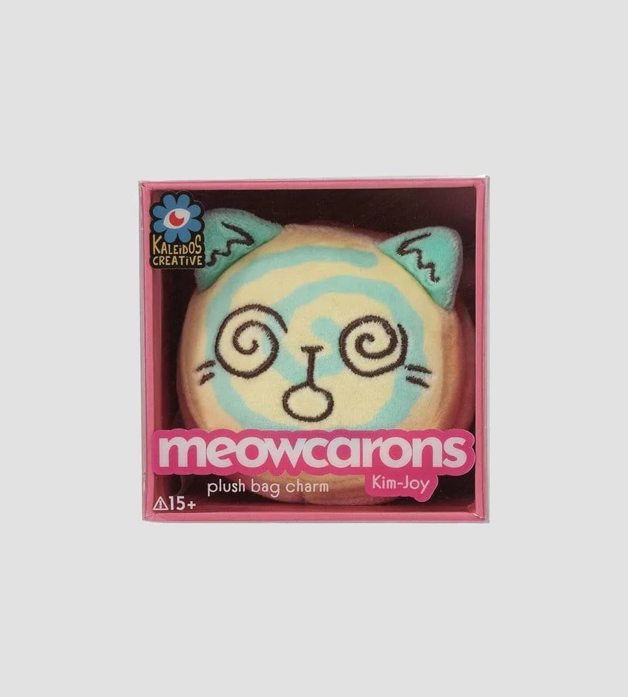 Meowcaron Plush Bag Charm – Spiral 7 cm 4