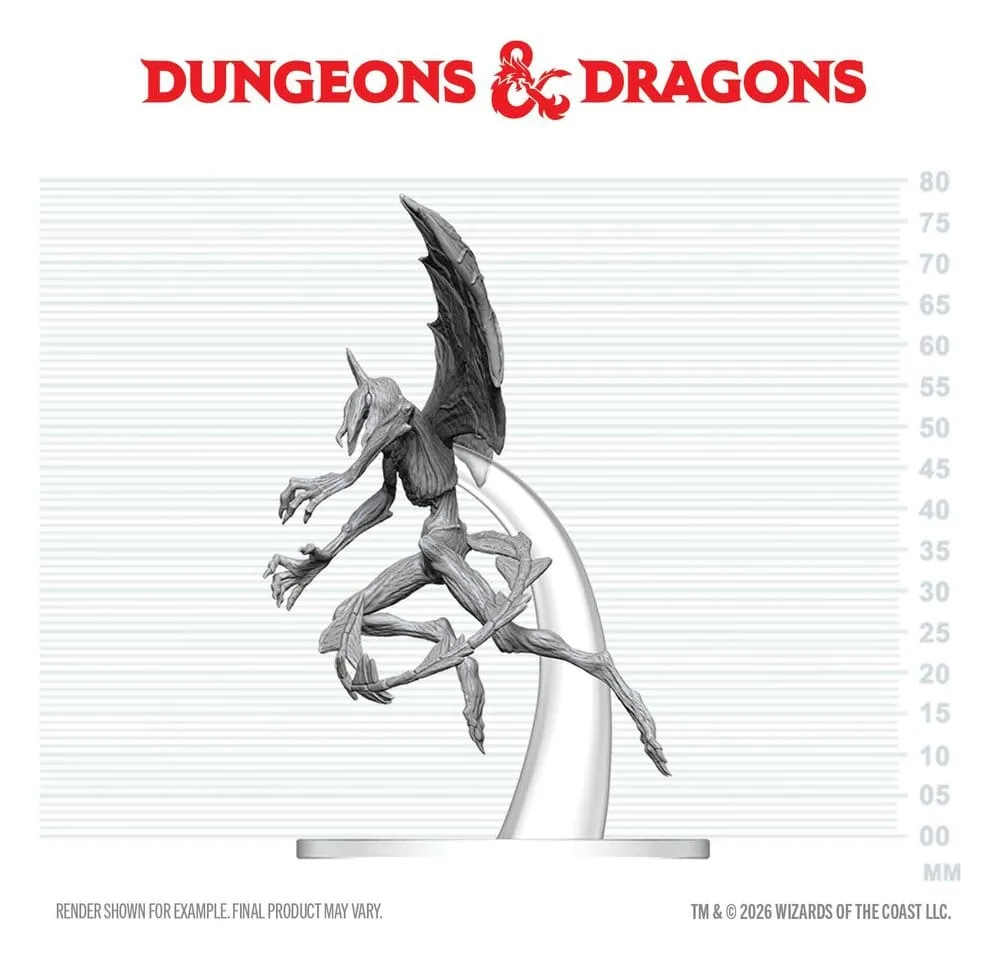Dungeons & Dragons Miniature – Unpainted Nightgaunt 8 cm 5