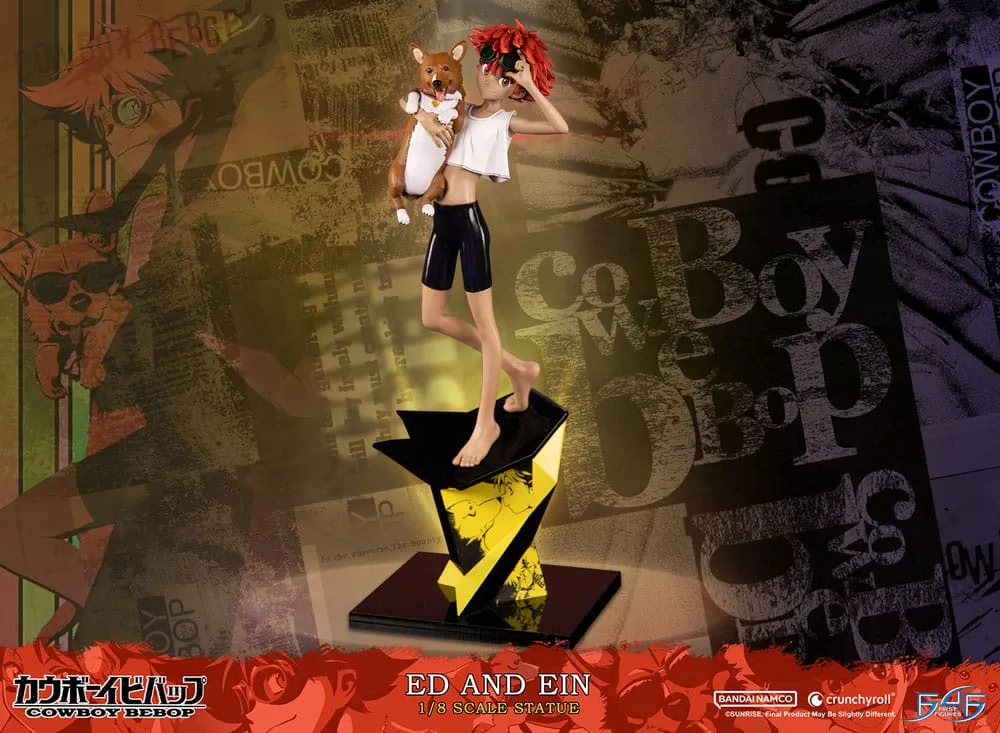 Cowboy Bebop Statue – Ed and Ein 1:8 28 cm 11