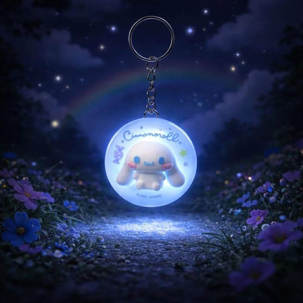 Sanrio Light-Up Keychain – Cinnamoroll 2