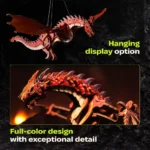 Ugears houten modelbouwpakket – Firestorm Dragon 43 cm 7