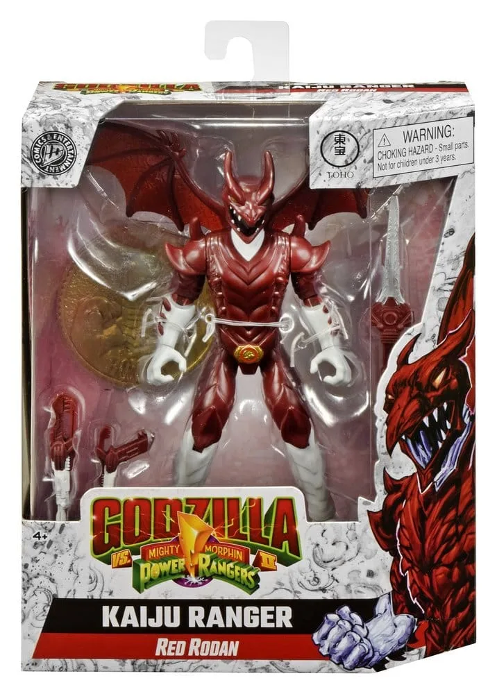 Power Rangers x Godzilla Action Figure – Red Rodan 2
