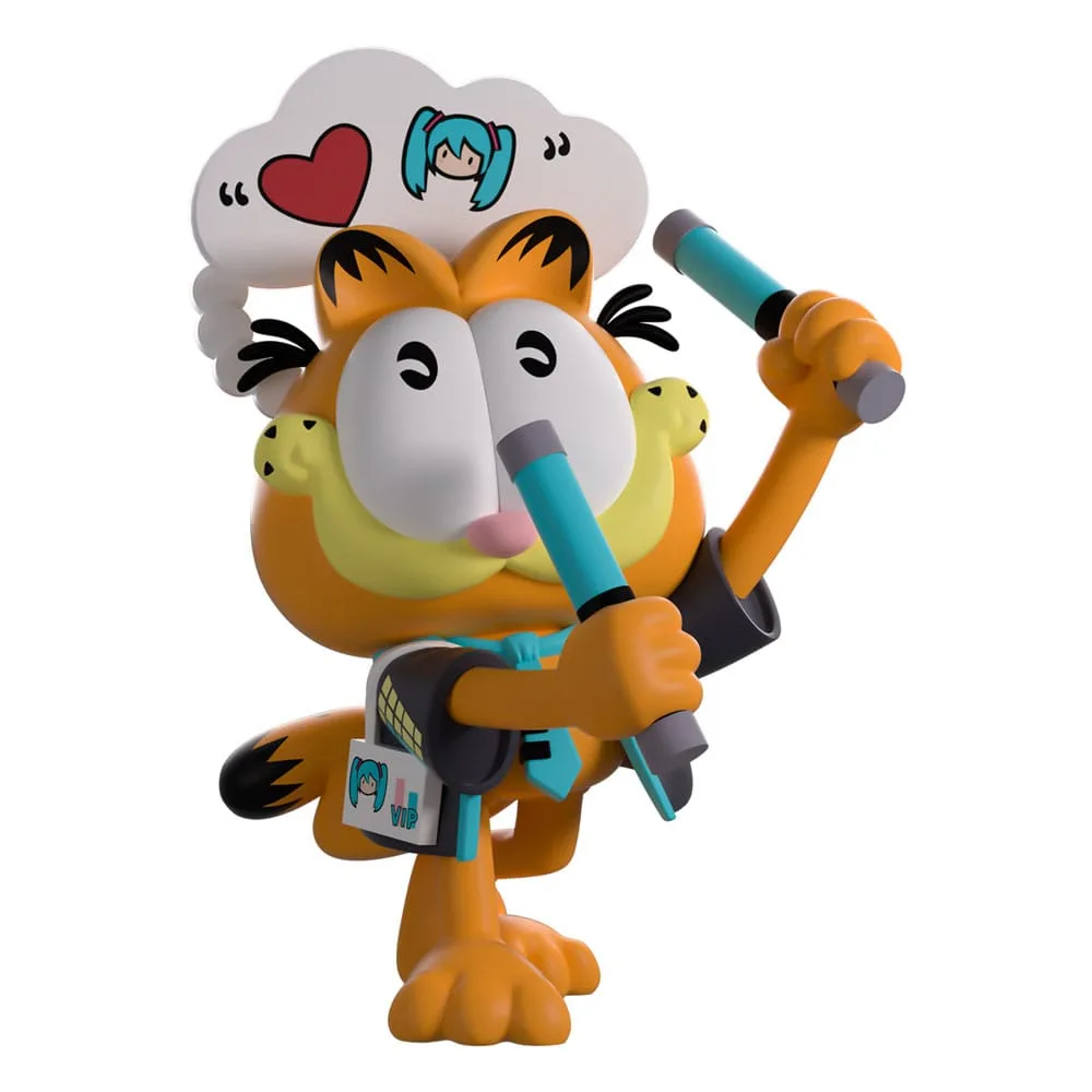 Hatsune Miku x Garfield Vinyl Figure – Concert Outfit 13 cm 5