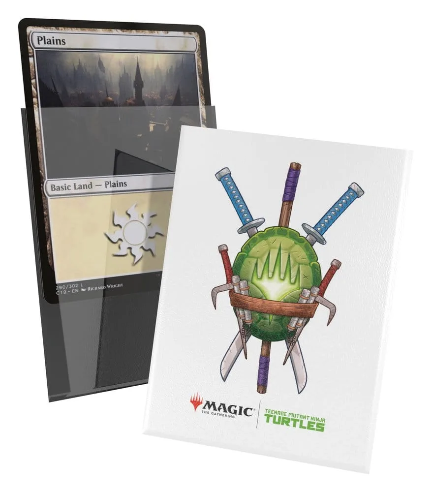 MTG TMNT sleeves – Turtle Planeswalker Symbol 66 x 91 mm 7