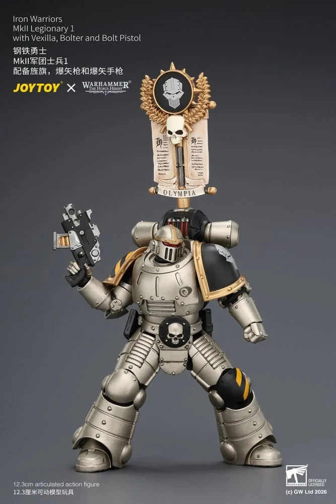 Warhammer Action Figure – Iron Warriors MkII Legionary 1 12.3 cm 9