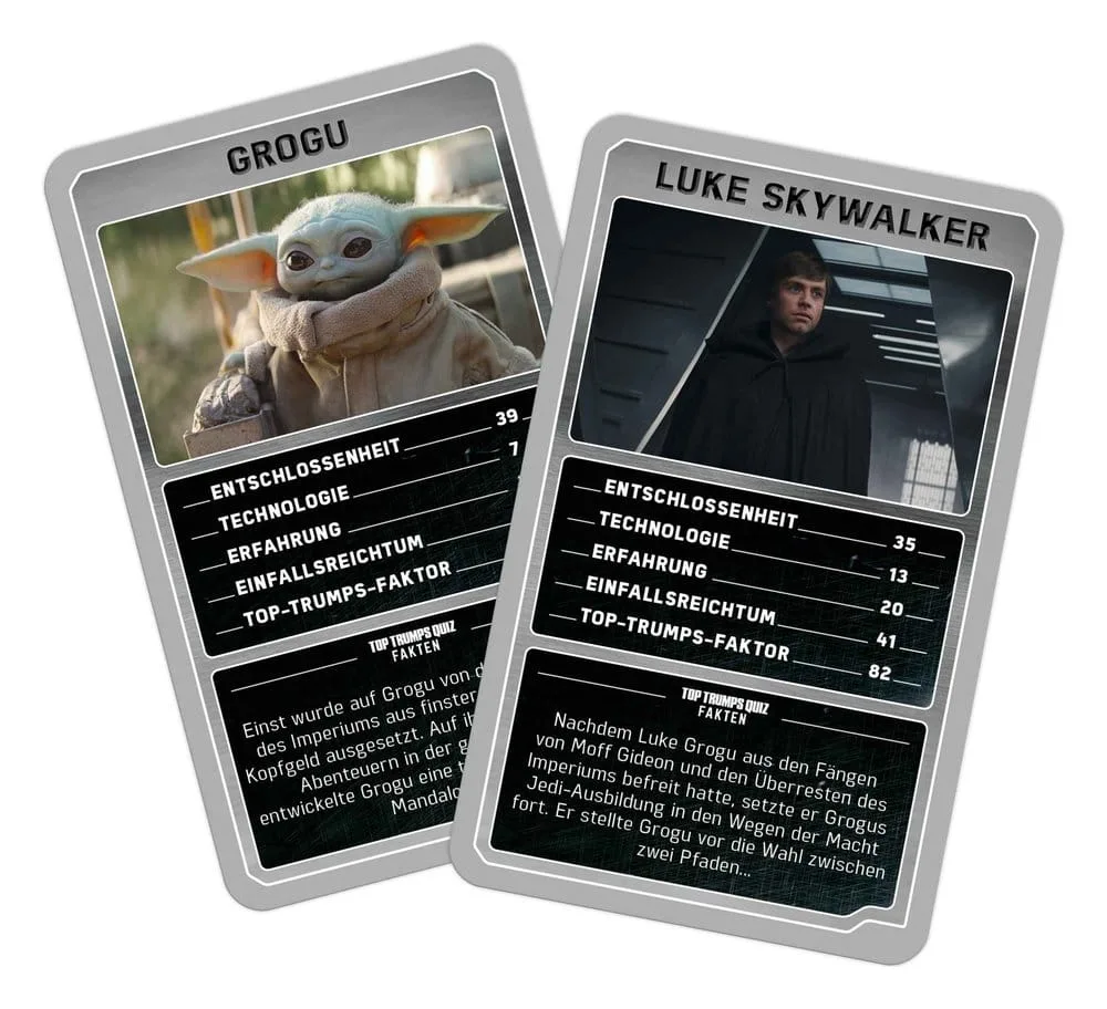 The Mandalorian and Grogu Card Game – Top Trumps German 6
