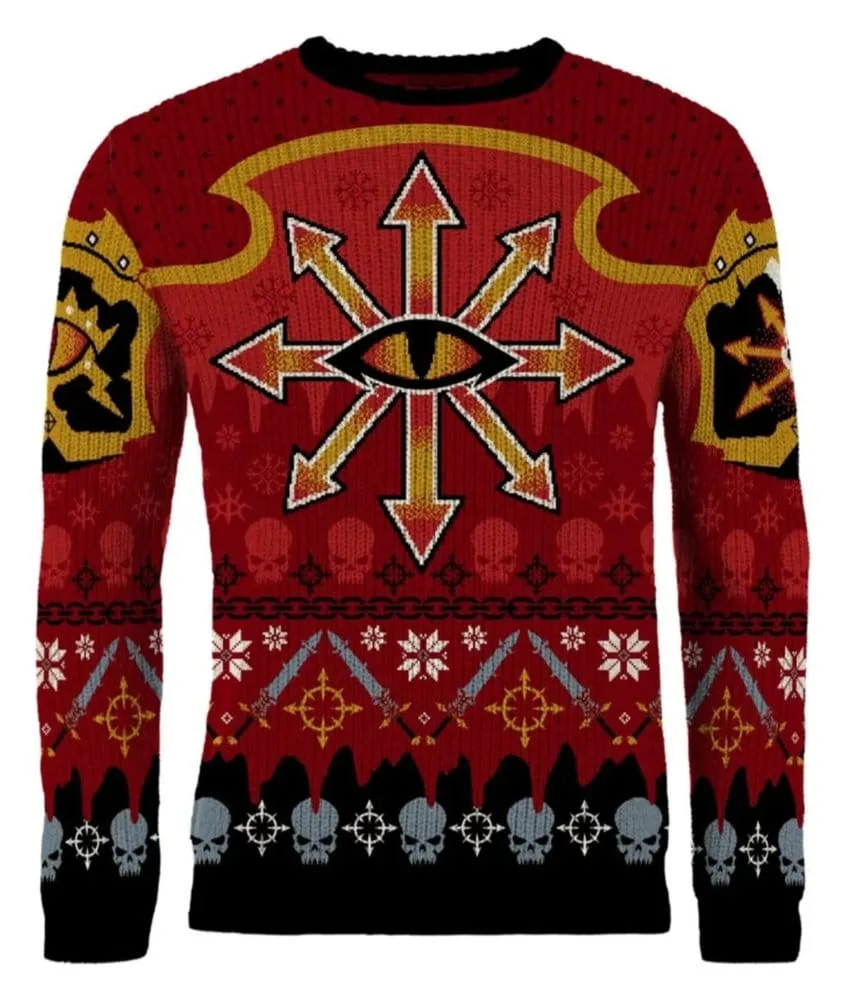 Warhammer 40,000 Christmas Sweater – Chaos Size XXL 4