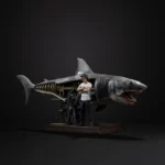 Jaws Statue – Steven Spielberg 50th Anniversary 1/10 27 cm 4