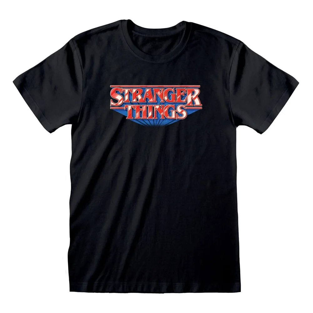 Stranger Things T-Shirt – Retro Logo Size L