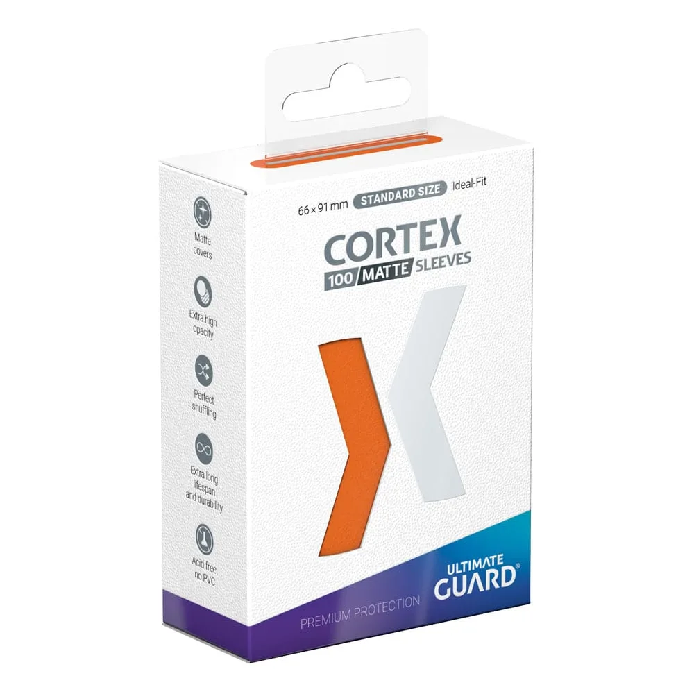 Ultimate Guard Card Sleeves – Cortex Matte Orange 66 x 91 mm