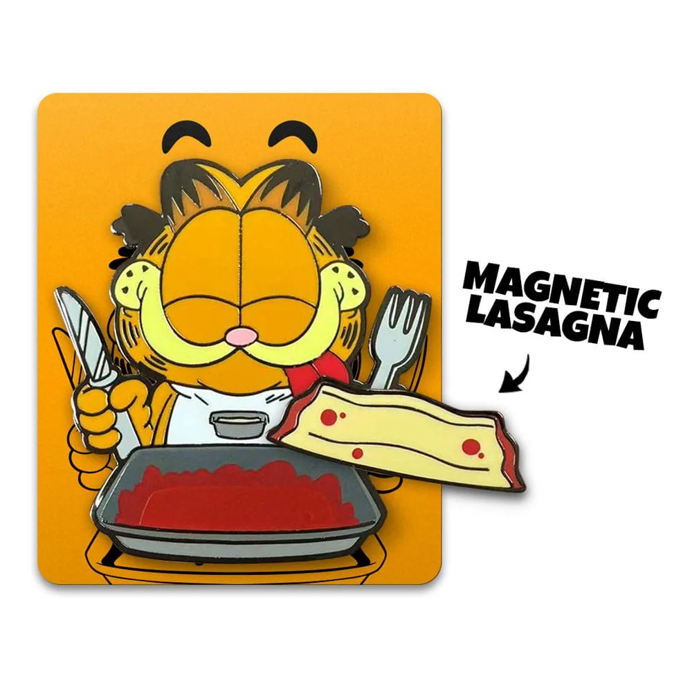Garfield Pin Badge – Disco Lasagna Dinner 5 cm 4