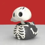 Halloween Mini PVC Figure – Tubbz Skeleton 5 cm 2