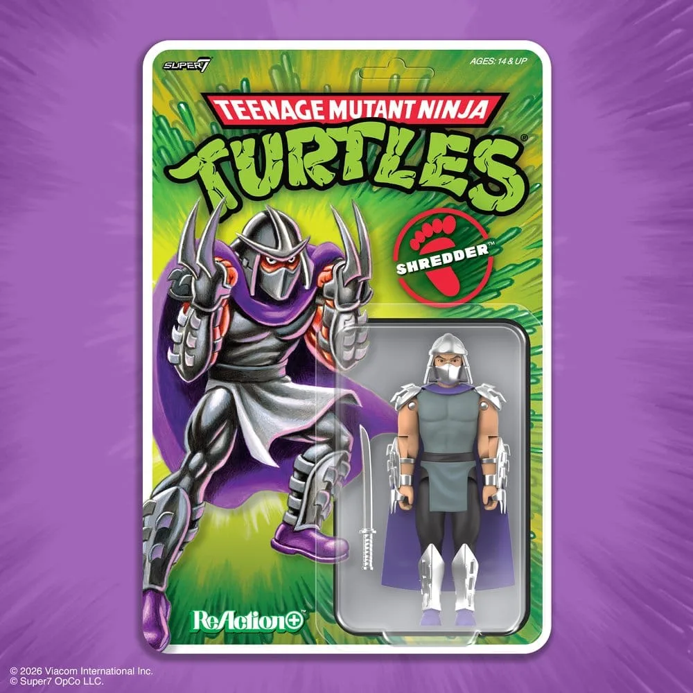 Teenage Mutant Ninja Turtles Action Figure – ReAction+ Shredder