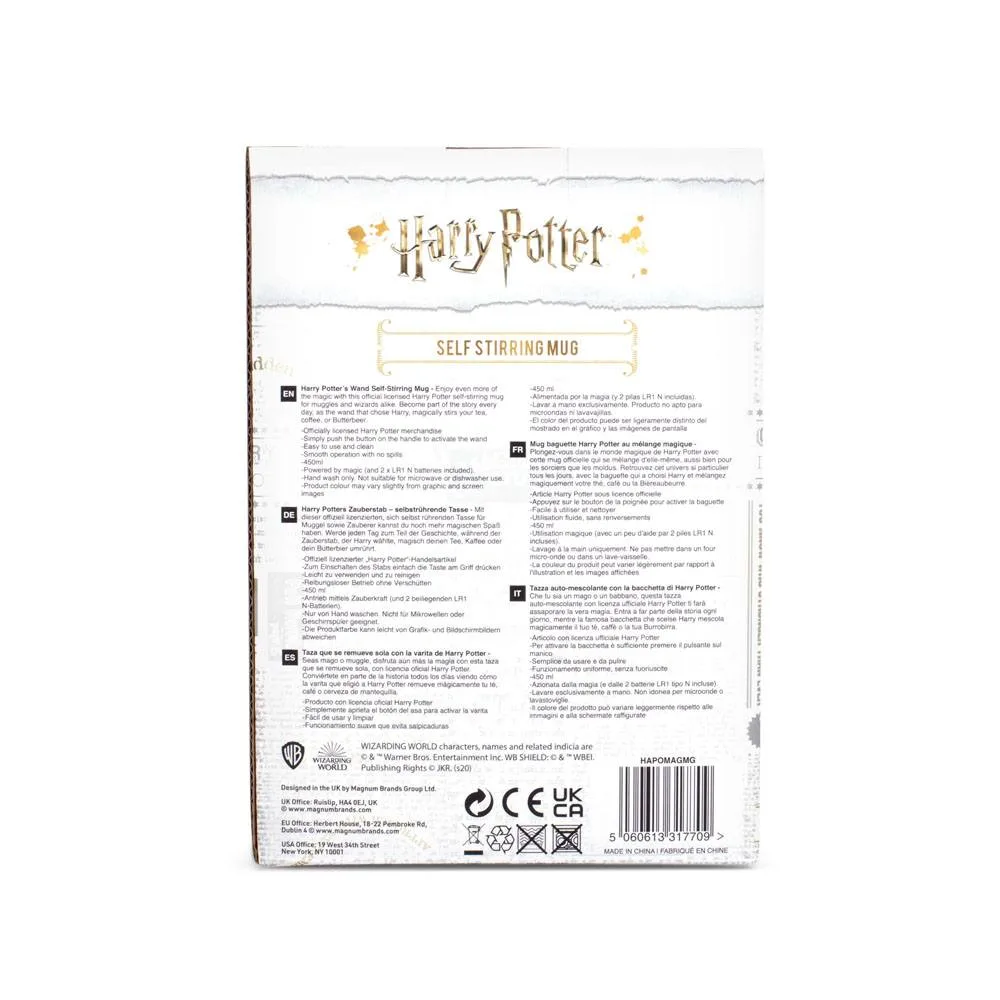 Harry Potter Zelfroerende mok – Toverstaf 450 ml 4