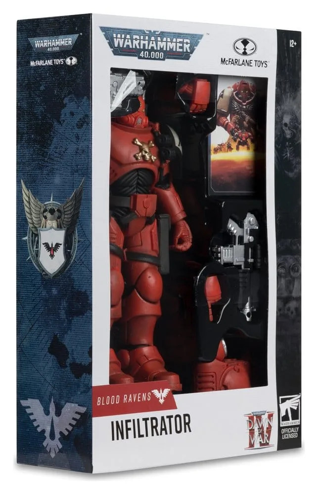 Warhammer 40,000 Action Figure – Blood Ravens Infiltrator 20 cm 8