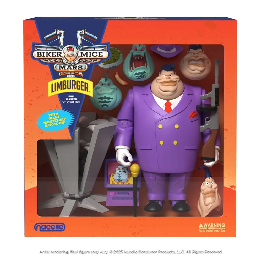 Biker Mice from Mars Action Figure – Limburger 23 cm 3