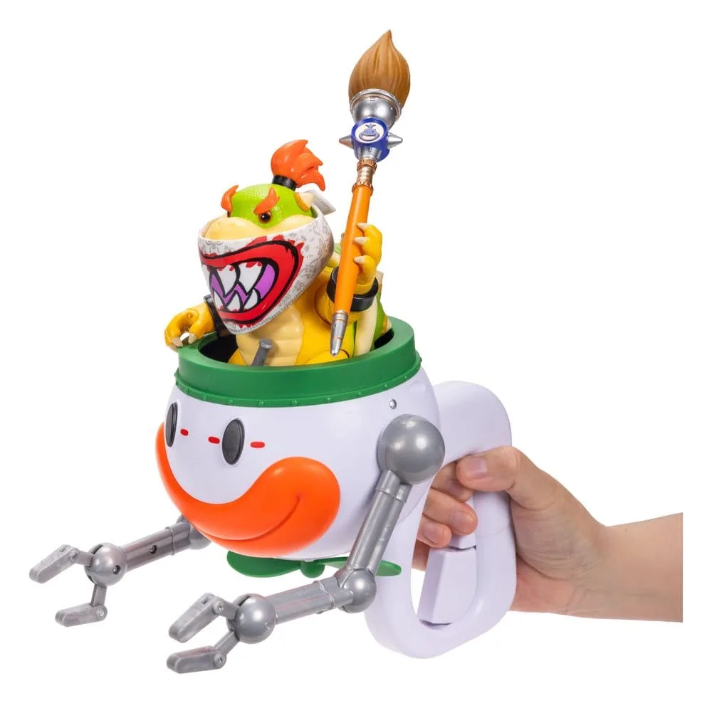 Super Mario Galaxy Movie Figure – Bowser Jr. with Clown Car 13 cm 14