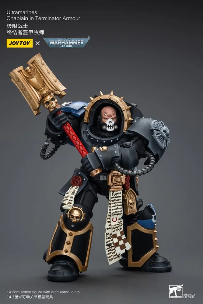 Warhammer 40k Action Figure – Ultramarines Chaplain 1/18 12 cm 2