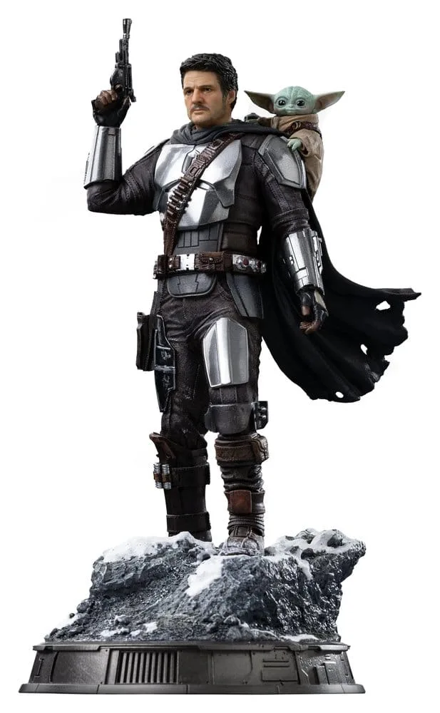 Star Wars Art Scale Statue – The Mandalorian and Grogu 1/10 25 cm 3
