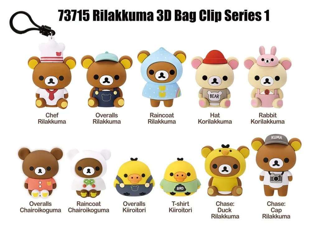 Rilakkuma tashangers – Series 1 display met 24 verrassingszakjes 3
