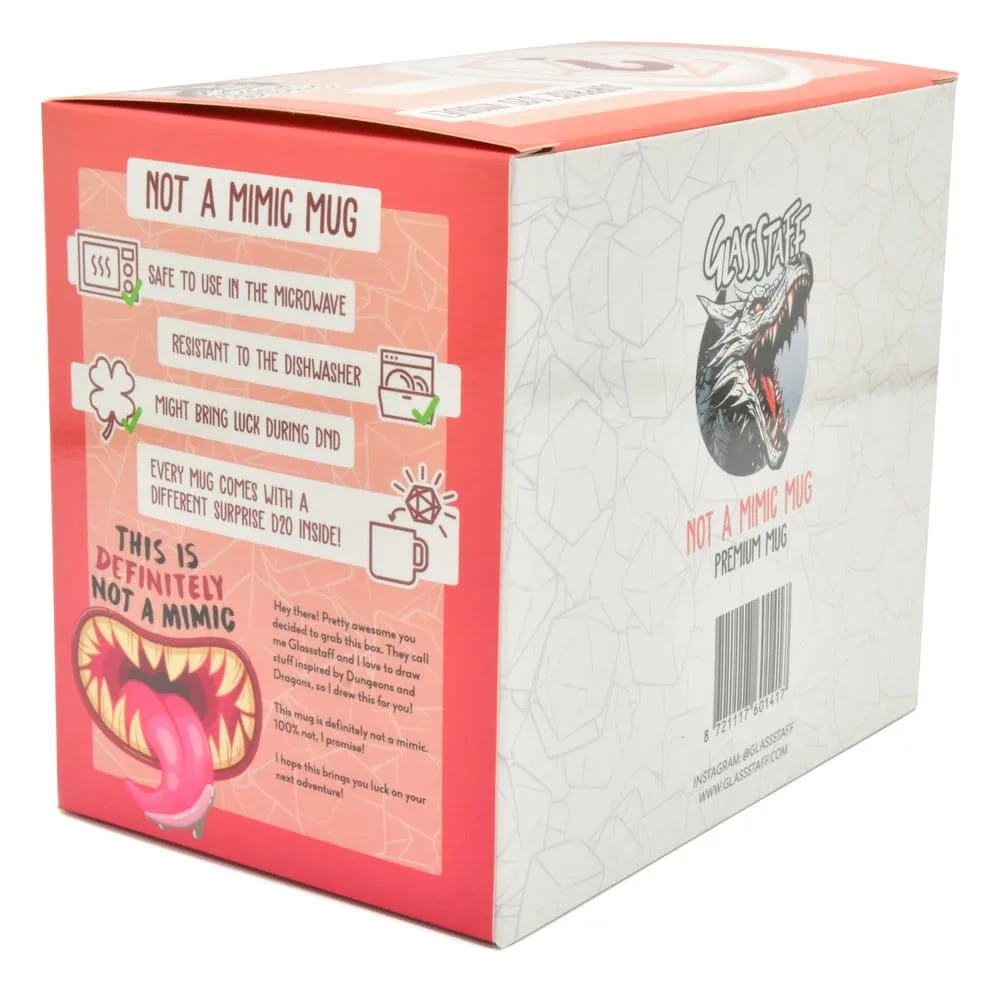 Glassstaff Mug and D20 Gift Set – Not a Mimic 2
