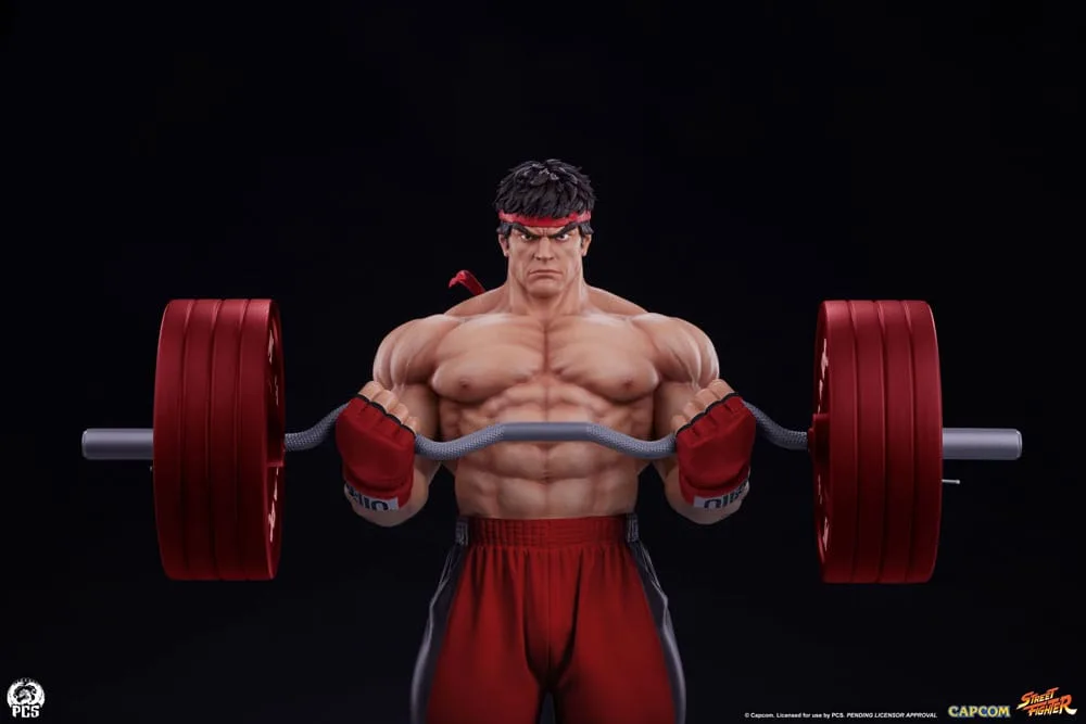 Street Fighter Statue – Ryu Powerlifting 1/4 Scale 53 cm 13