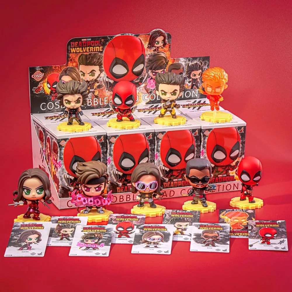 Deadpool & Wolverine Cosbi Figures – Series 2 Blind Box Display 9 cm 3