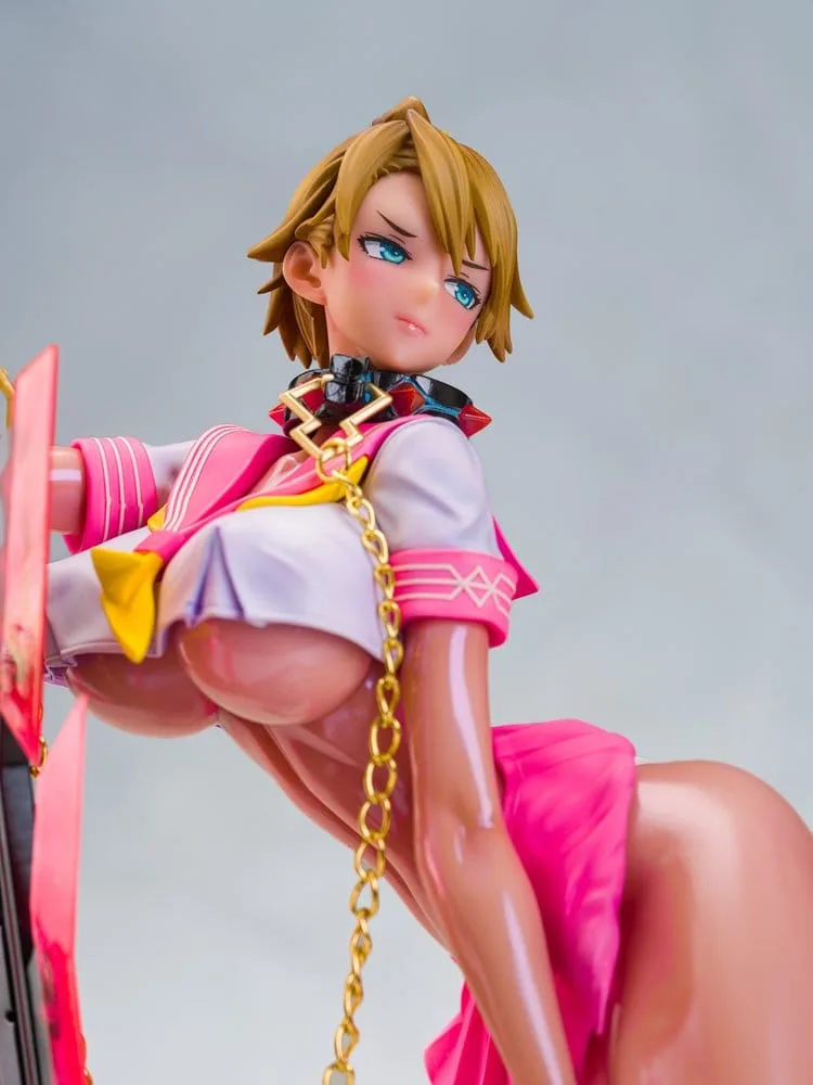 Mahou Shoujo Statue – Rui Asuka Pink Summer Sailor 29 cm 4