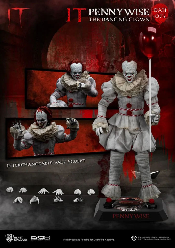 IT Action Figure – Pennywise Dynamic 8ction Heroes 1/9 Scale 10