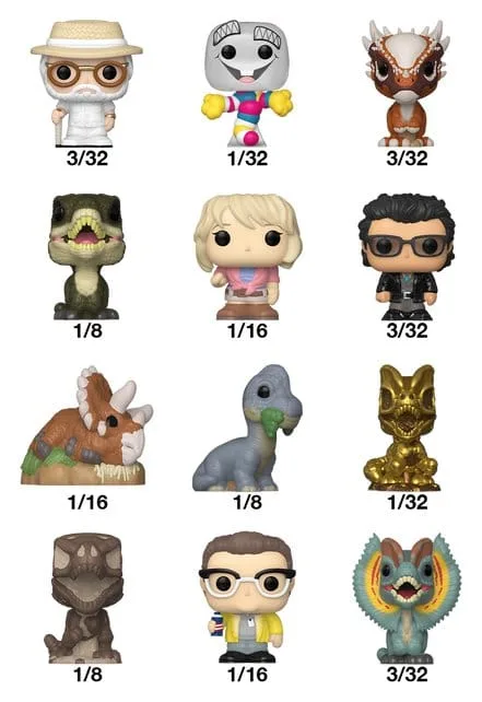 Jurassic Park Vinyl Figure Display – Bitty Pop 32 Pack 2 cm 2