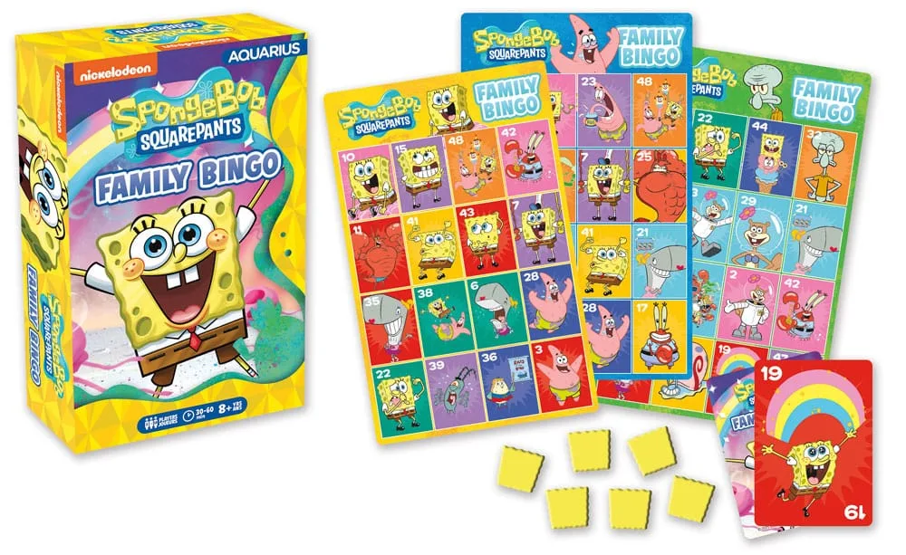 SpongeBob Board Game – Family Bingo English Edition