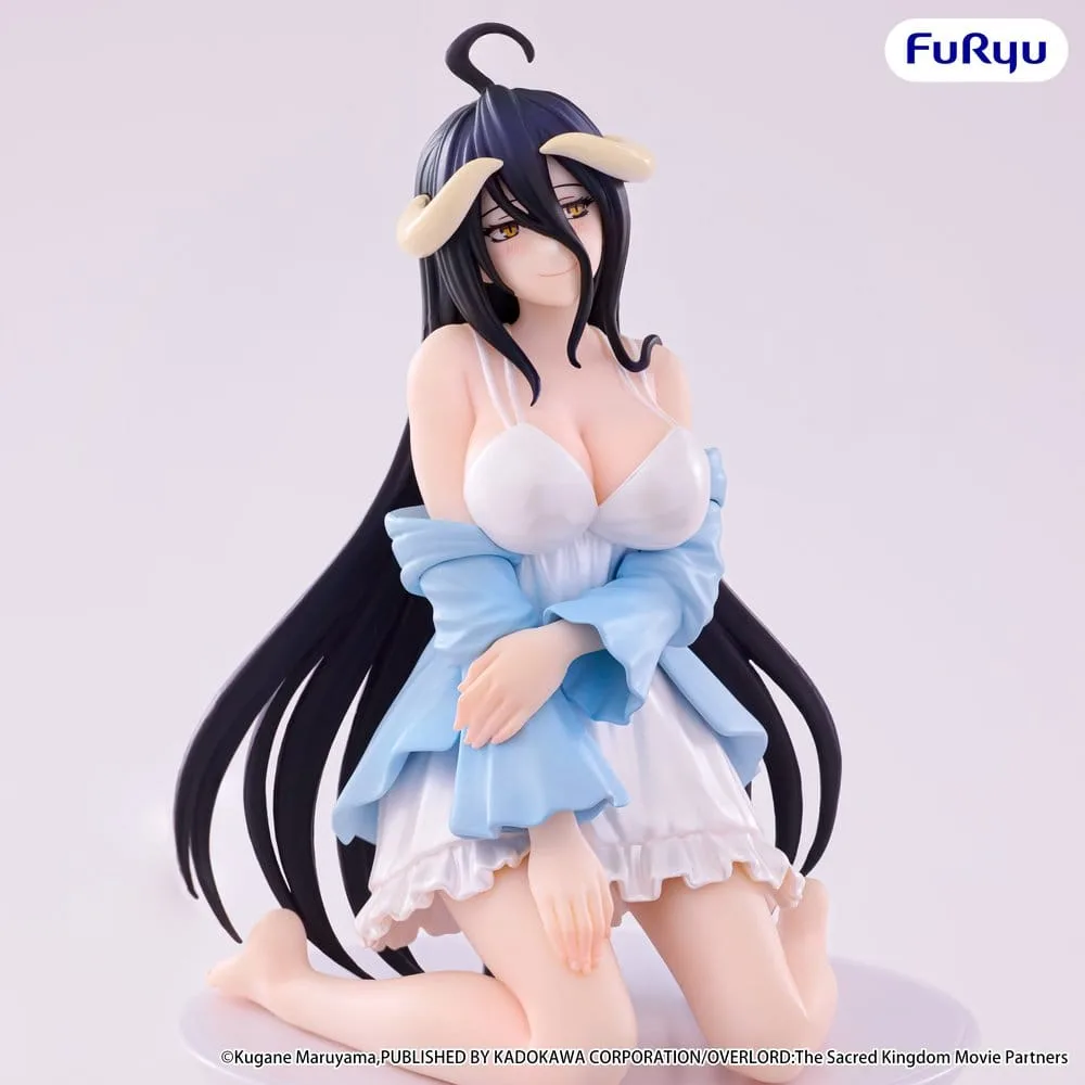 Overlord Noodle Stopper Figure – Albedo Pearl White Loungewear 12 cm