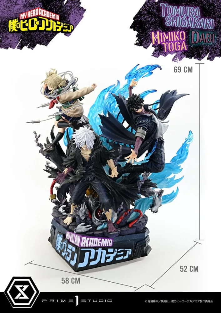 My Hero Academia Statue – Villain Trio Deluxe Bonus 69 cm 3