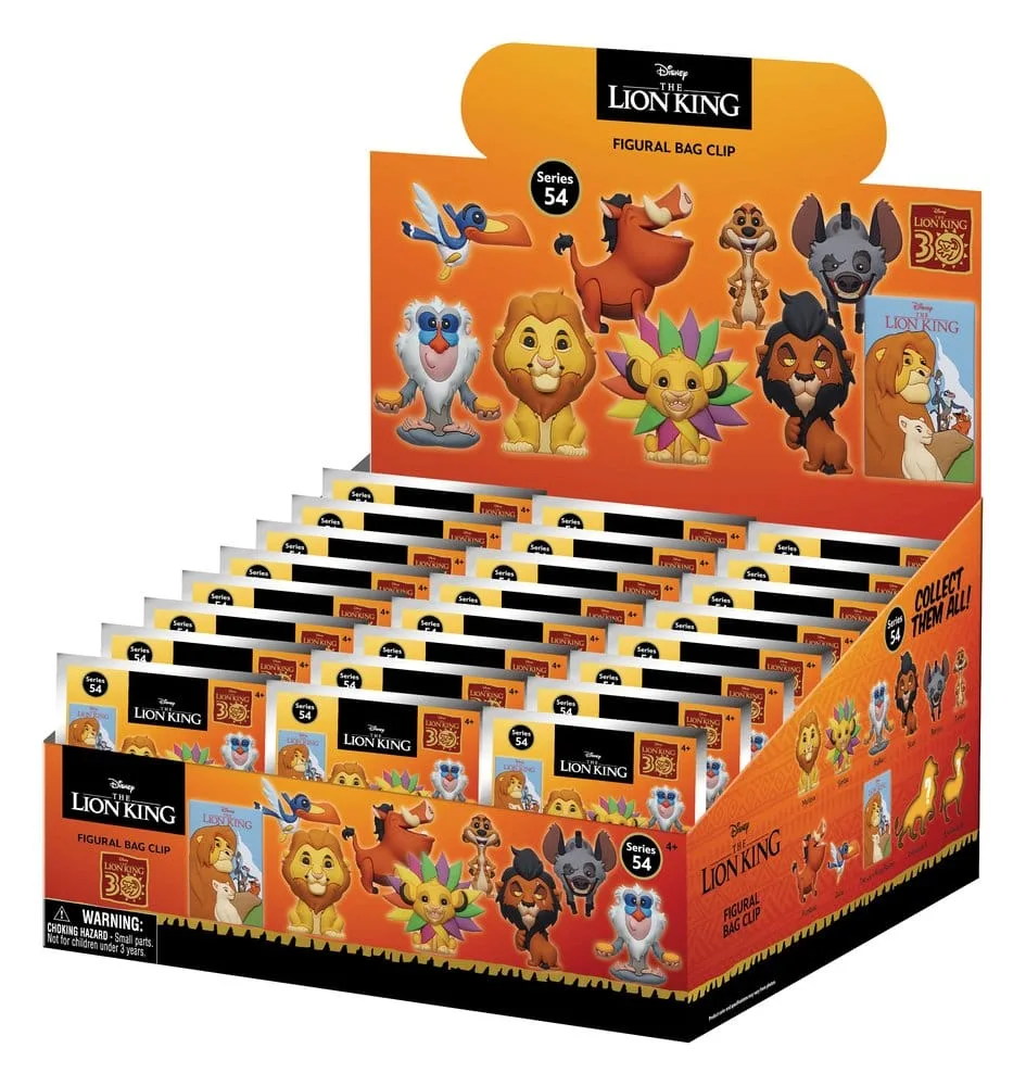 The Lion King Bag Clips – 3D Blind Bag Display of 24