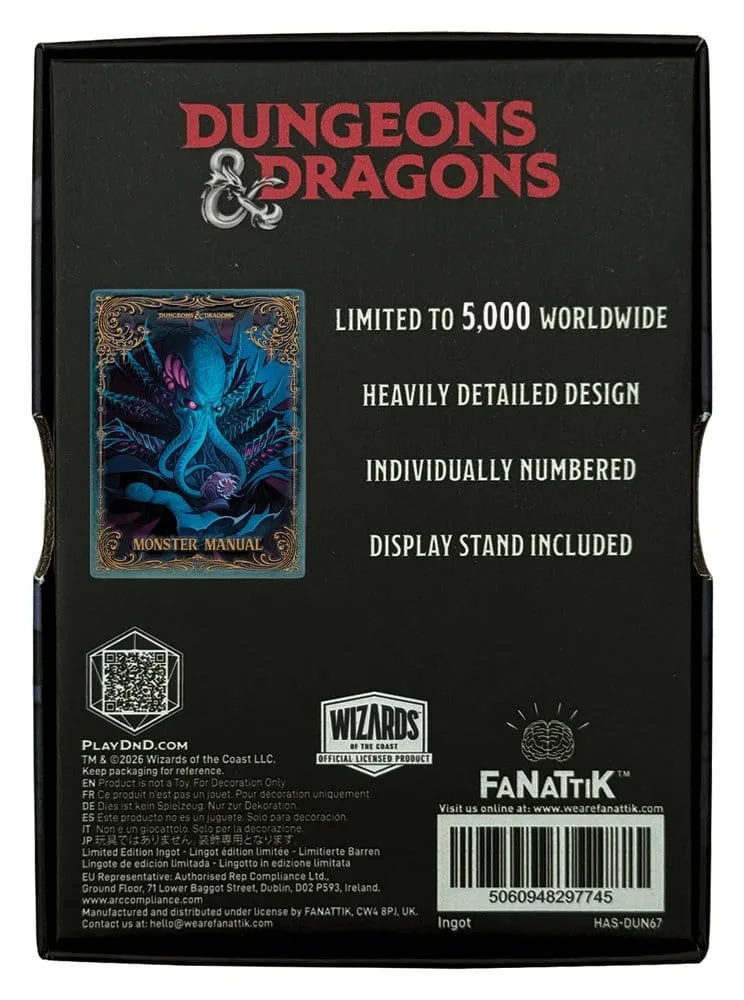 Dungeons & Dragons Ingot – Monster Manual Alternate Cover 3