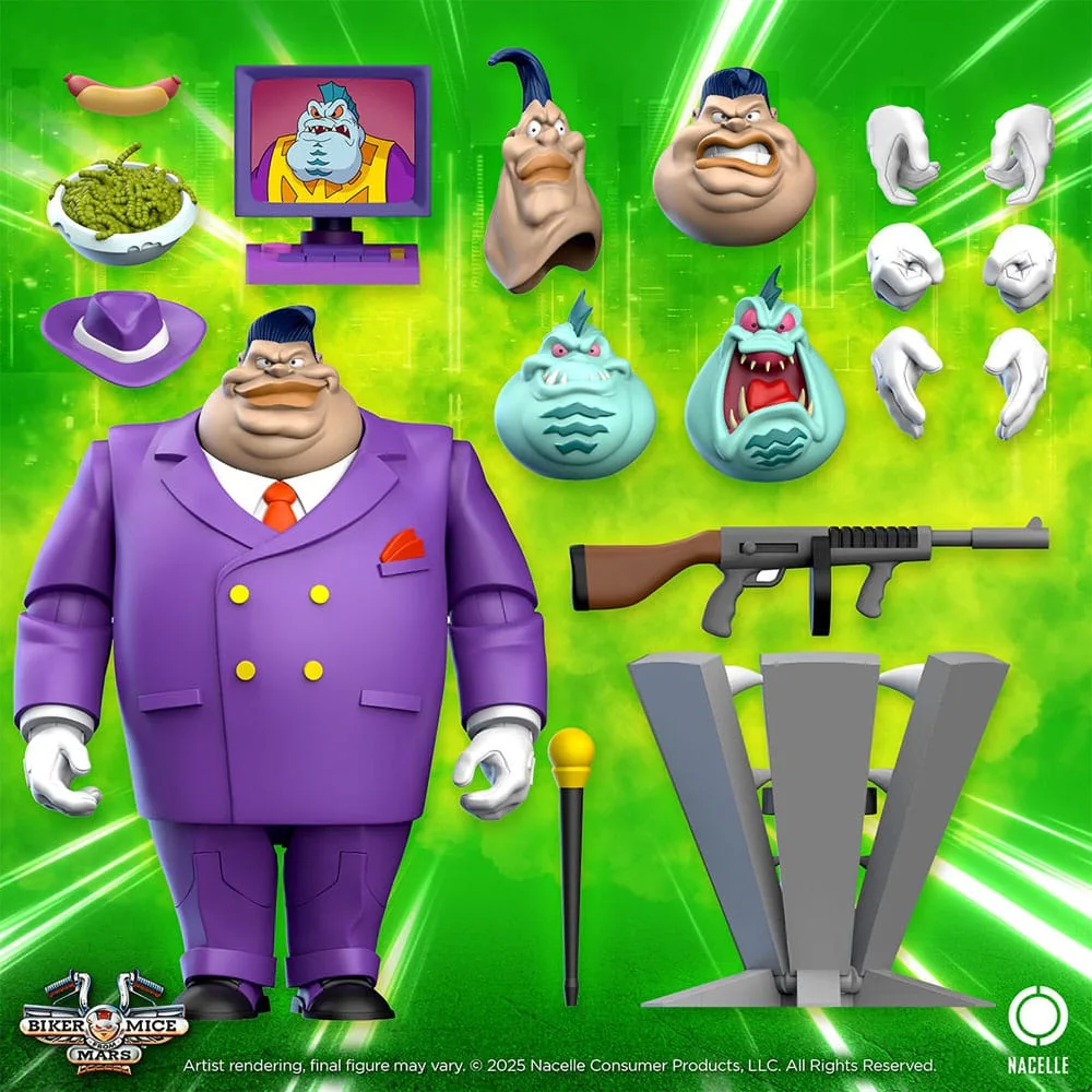 Biker Mice from Mars Action Figure – Limburger 23 cm 2