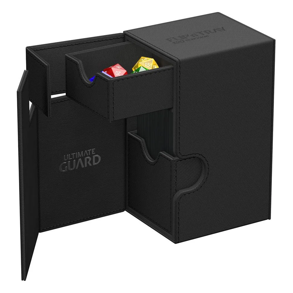 Ultimate Guard Deck Box – Flip’n’Tray 80+ Xenoskin Black 6