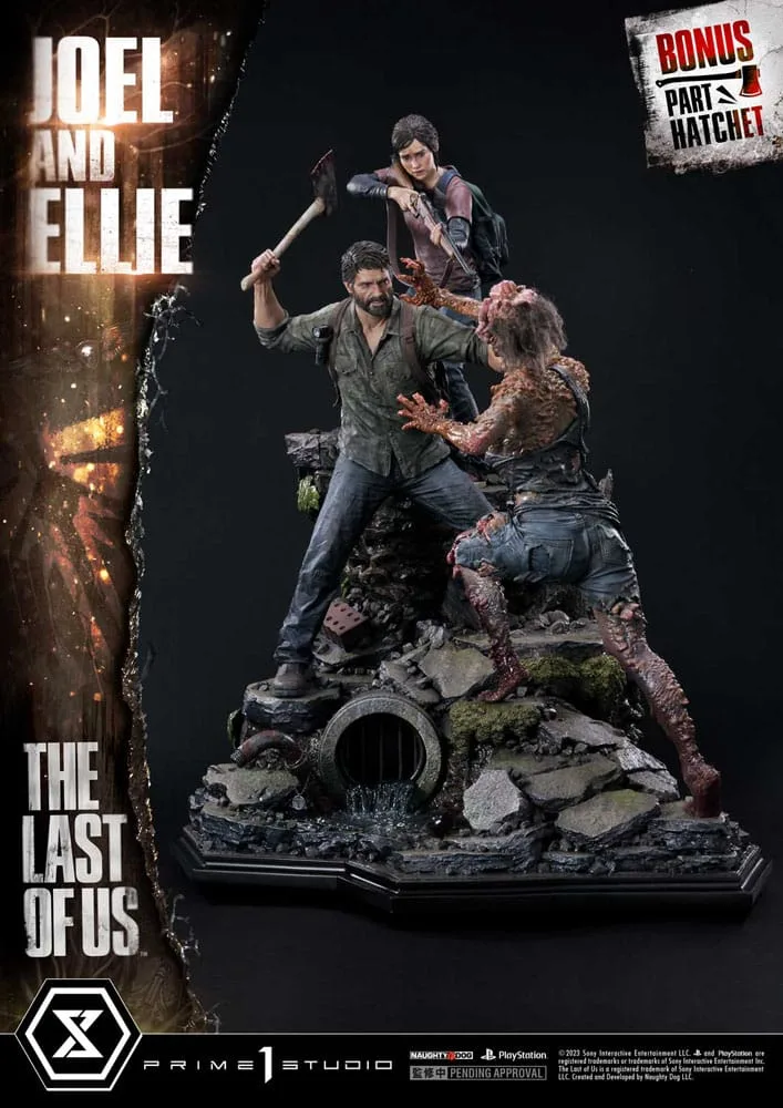 The Last of Us Part I Statue – Joel & Ellie DX Bonus 73 cm 24