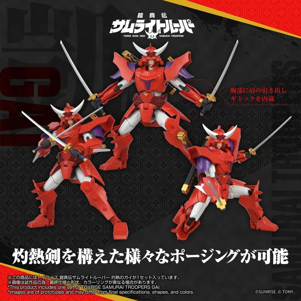 Samurai Troopers Action Figure – Toyrise Gai of the Heat 15 cm 3