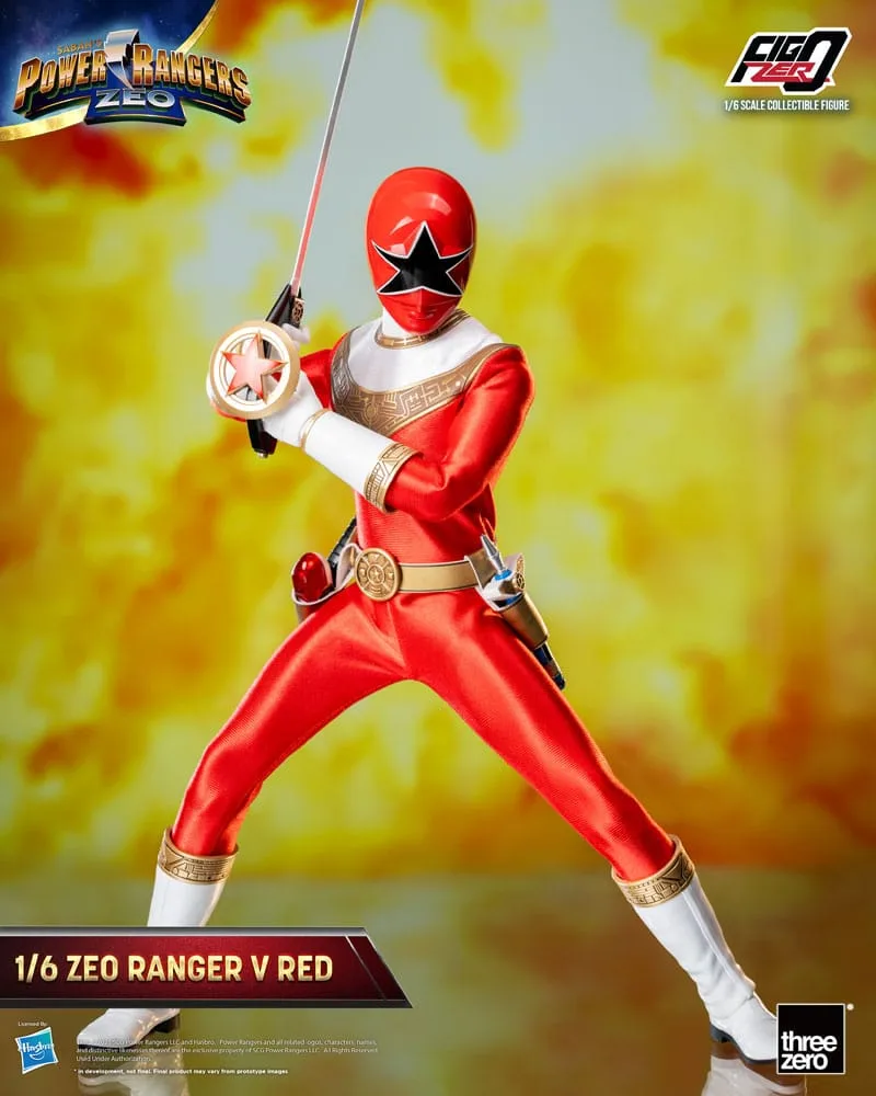 Power Rangers Zeo Action Figure – FigZero Ranger V Red 30.7 cm 4
