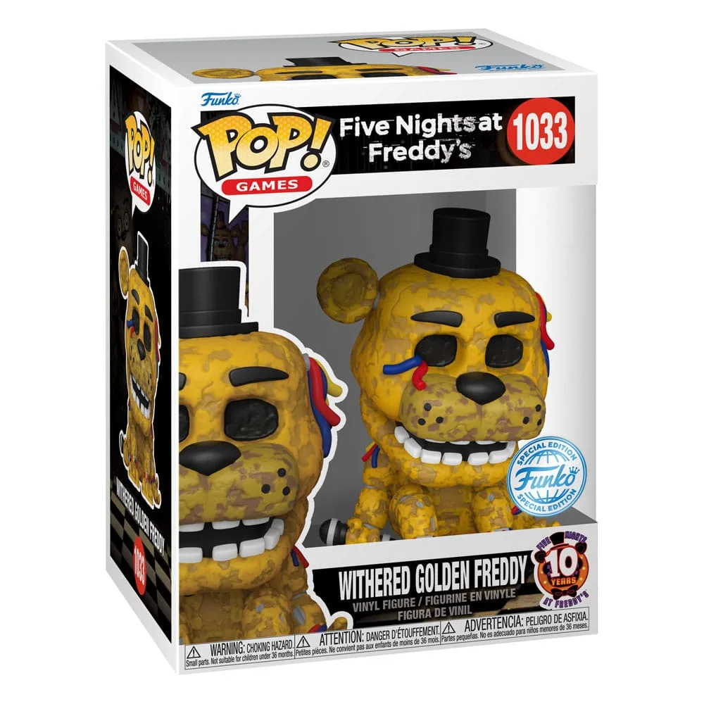 Five Nights at Freddy’s Figure – Withered Golden Freddy 9 cm 2