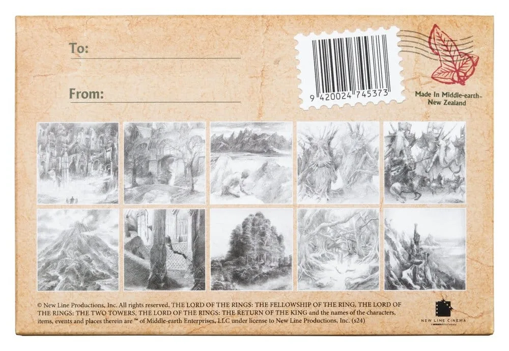 Lord of the Rings Postcard Set – Alan Lee Concept Art 15.2 x 12 cm 3