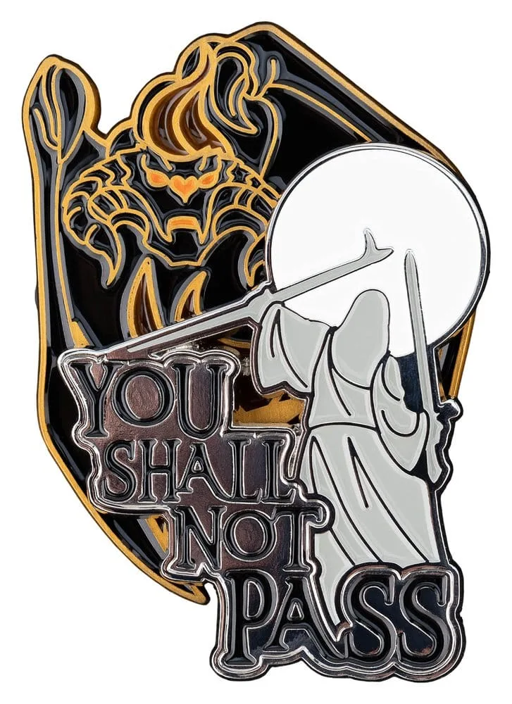Lord of the Rings Pins – You Shall Not Pass 2-Pack 7.5 cm